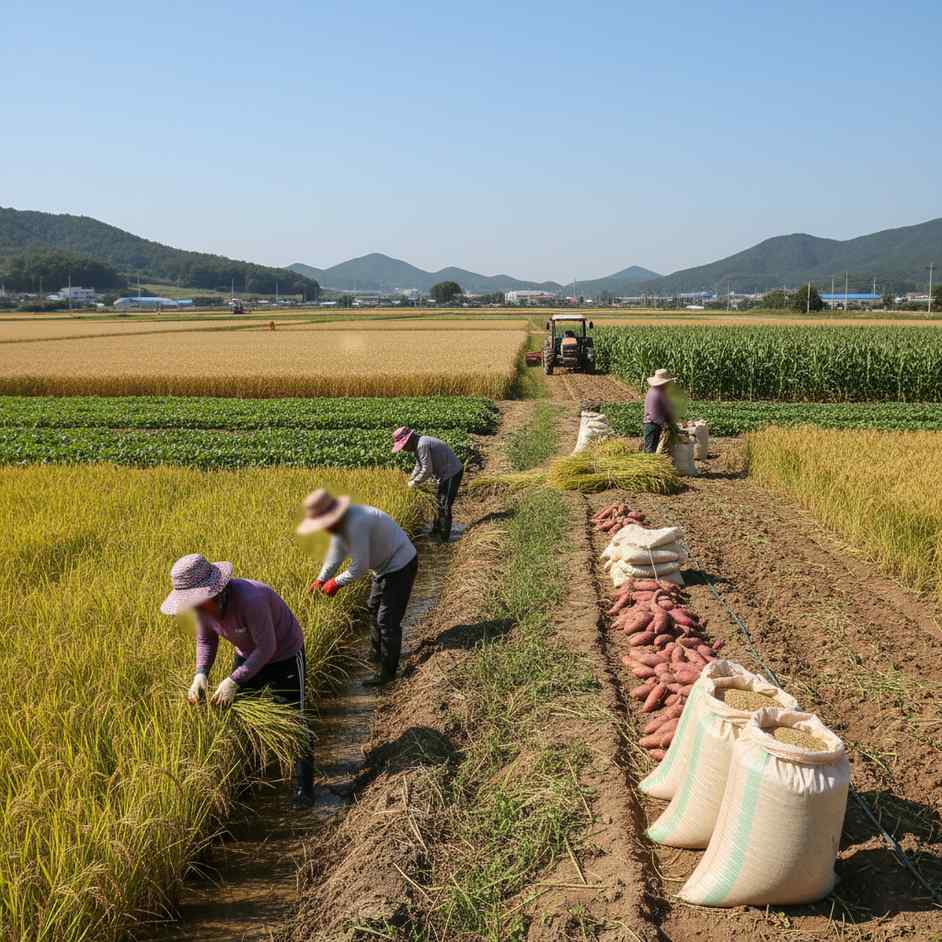 곡물 및 기타 식량작물 재배업