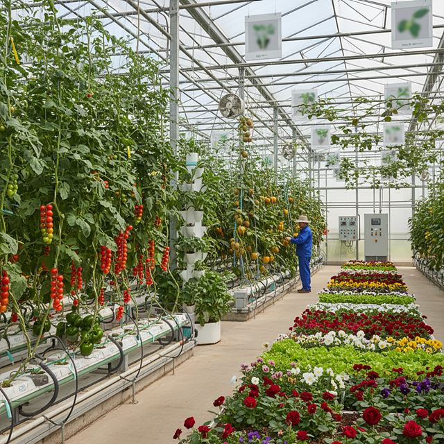 채소, 화훼 및 과실작물 시설 재배업