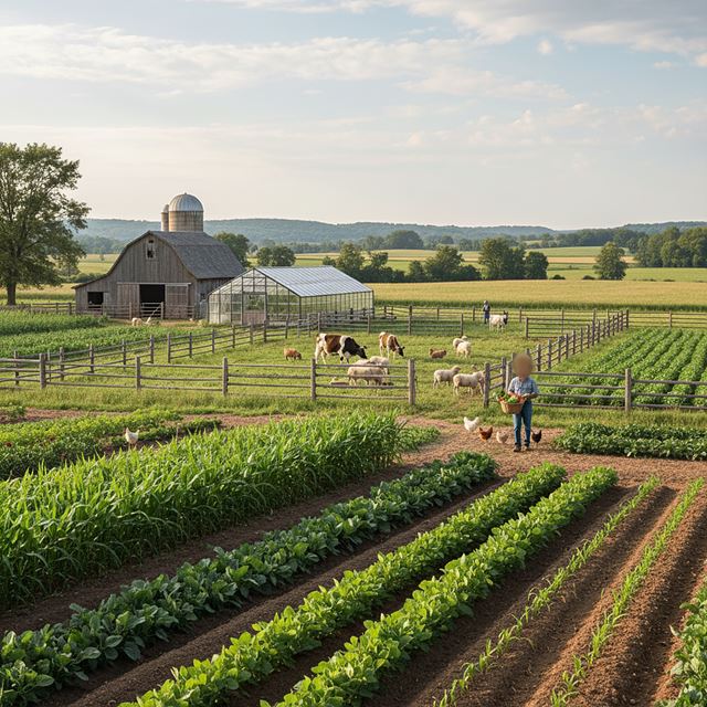 작물재배 및 축산 복합농업
