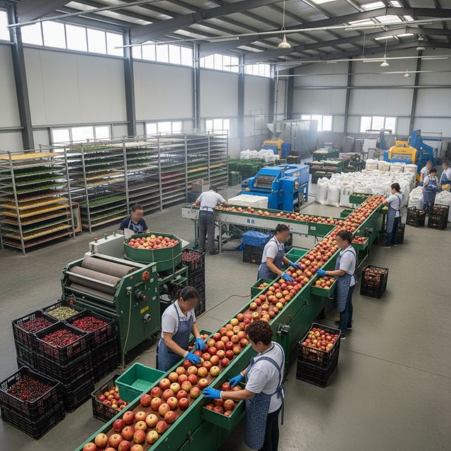 농산물 건조, 선별 및 기타 수확 후 서비스업