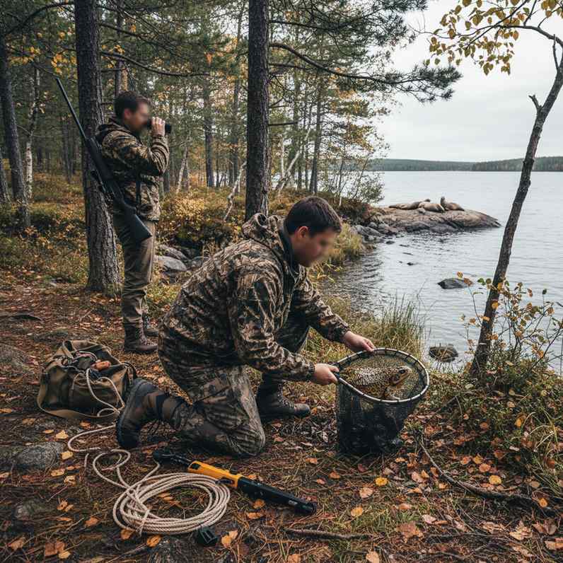 수렵 및 관련 서비스업