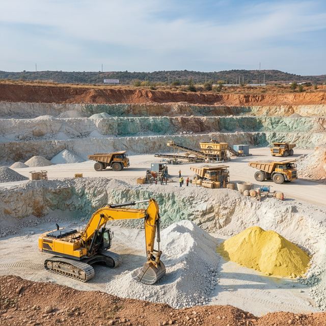 화학용 및 비료원료용 광물 광업