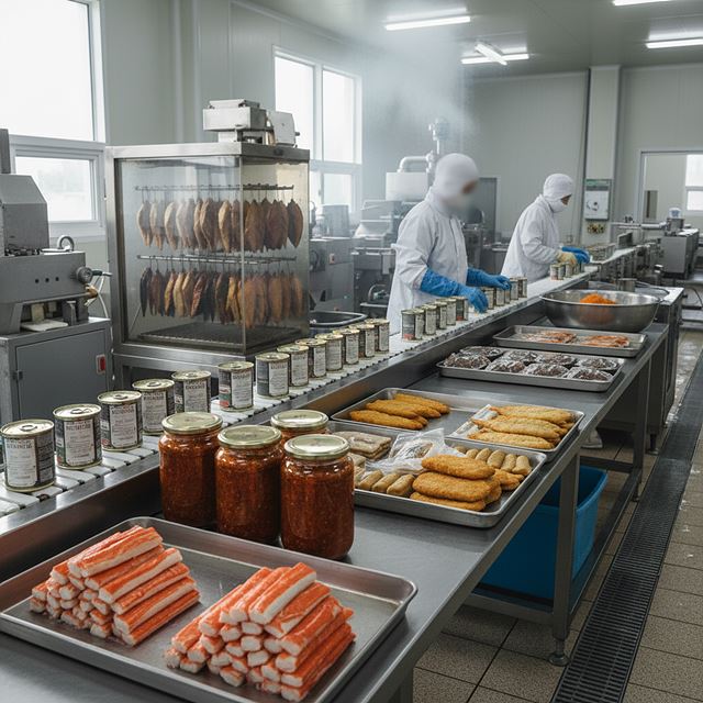 수산동물 훈제, 조리 및 유사 조제식품 제조업