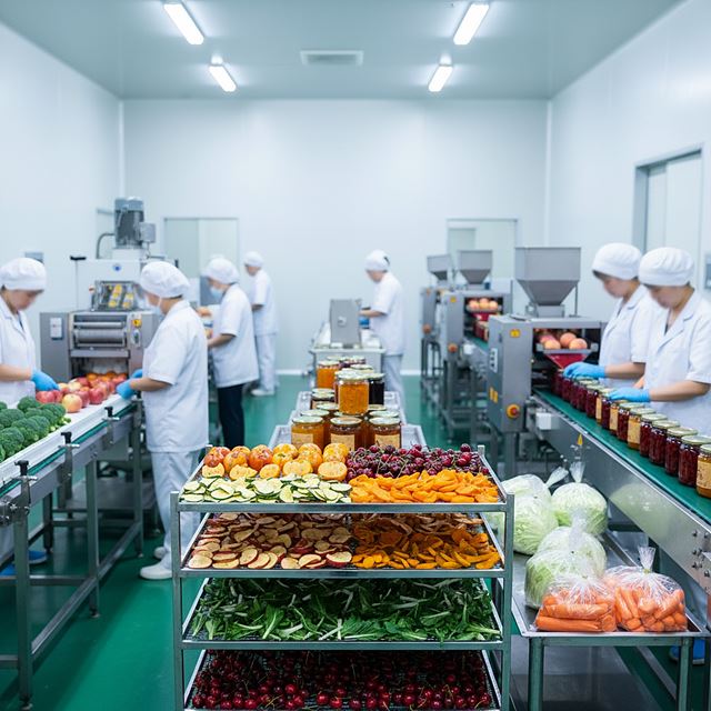기타 과실ㆍ채소 가공 및 저장 처리업