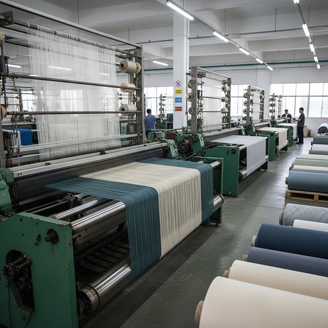 화학섬유직물 직조업