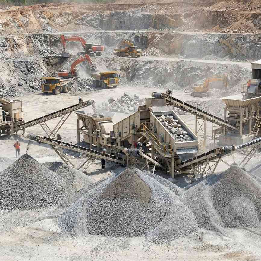 건설용 석재 채굴 및 쇄석 생산업