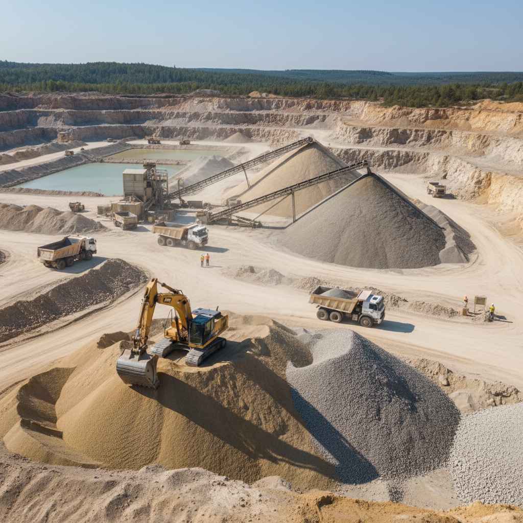 모래 및 자갈 채취업