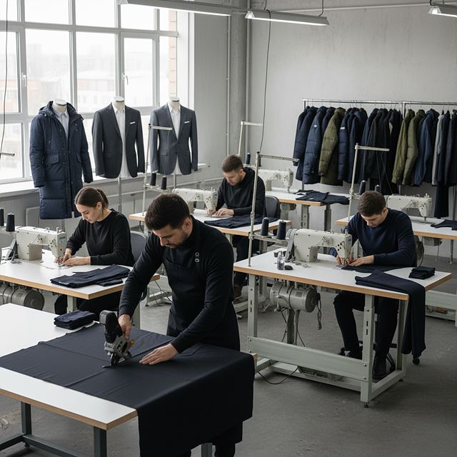 남자용 겉옷 제조업