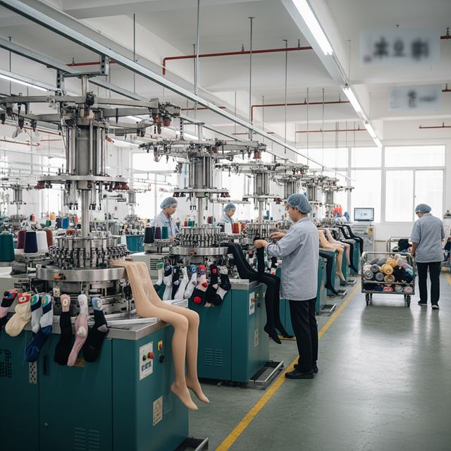 스타킹 및 기타 양말 제조업