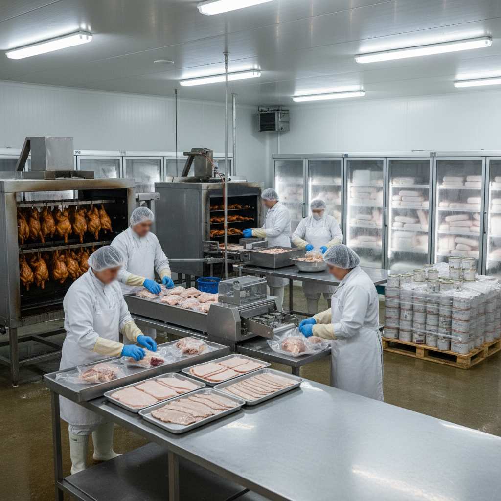 가금류 가공 및 저장 처리업