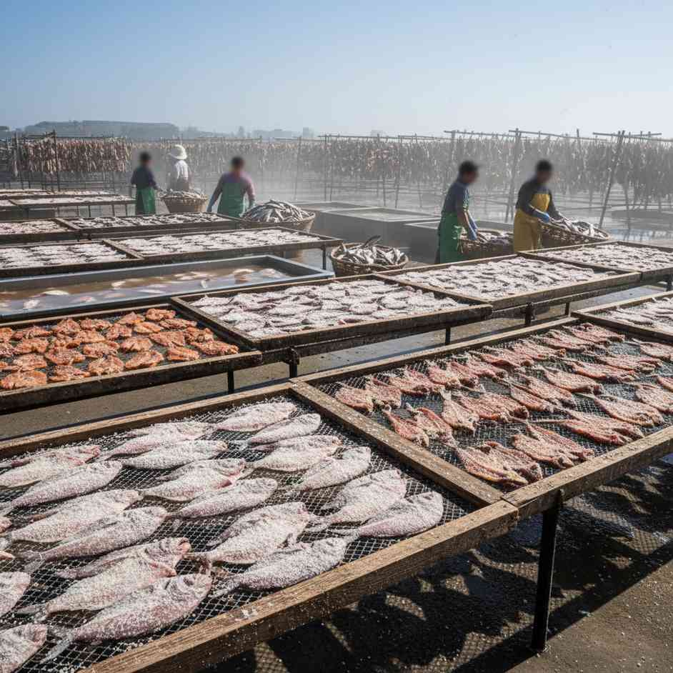 수산동물 건조 및 염장품 제조업