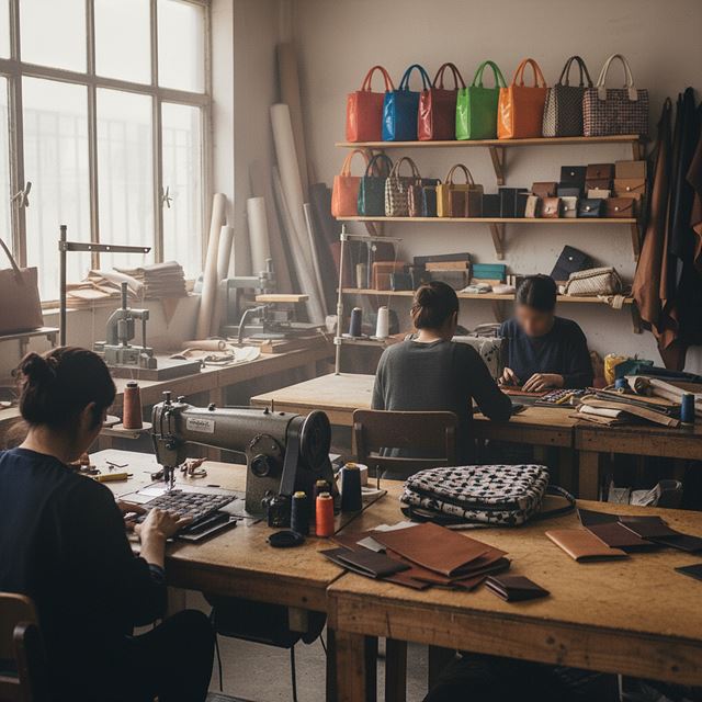 핸드백 및 지갑 제조업