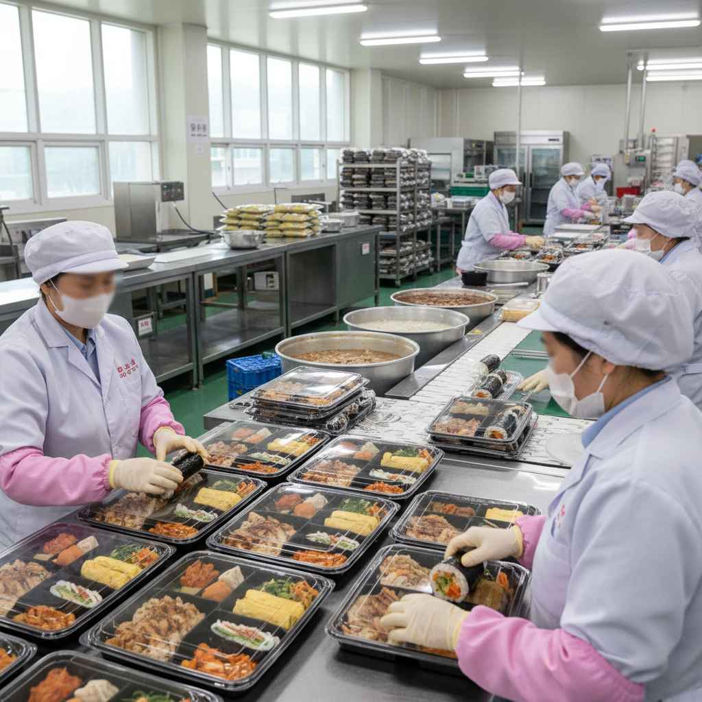 도시락류 제조업