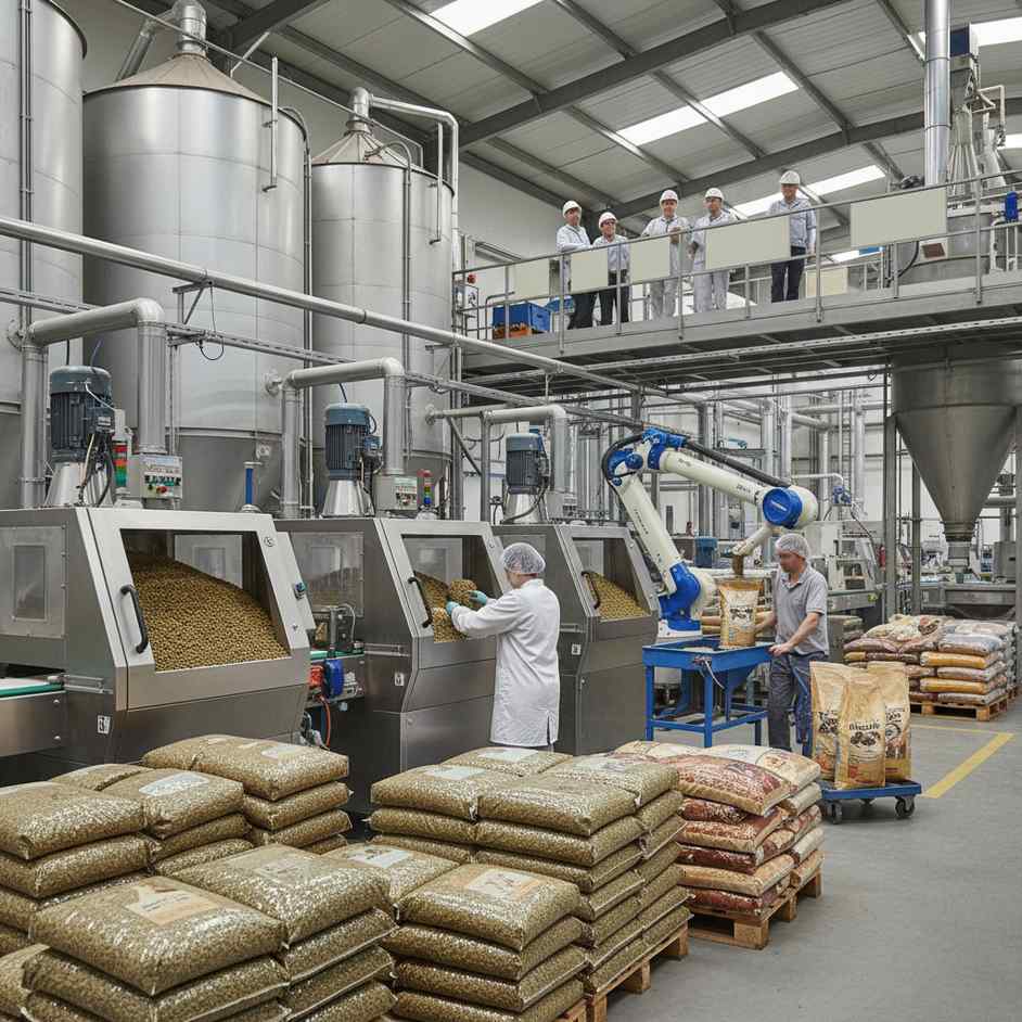 반려동물용 사료 제조업, 배합 사료 제조업