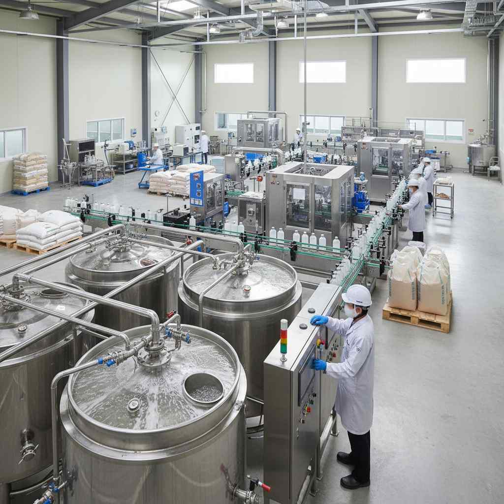 식초, 발효 및 화학 조미료 제조업