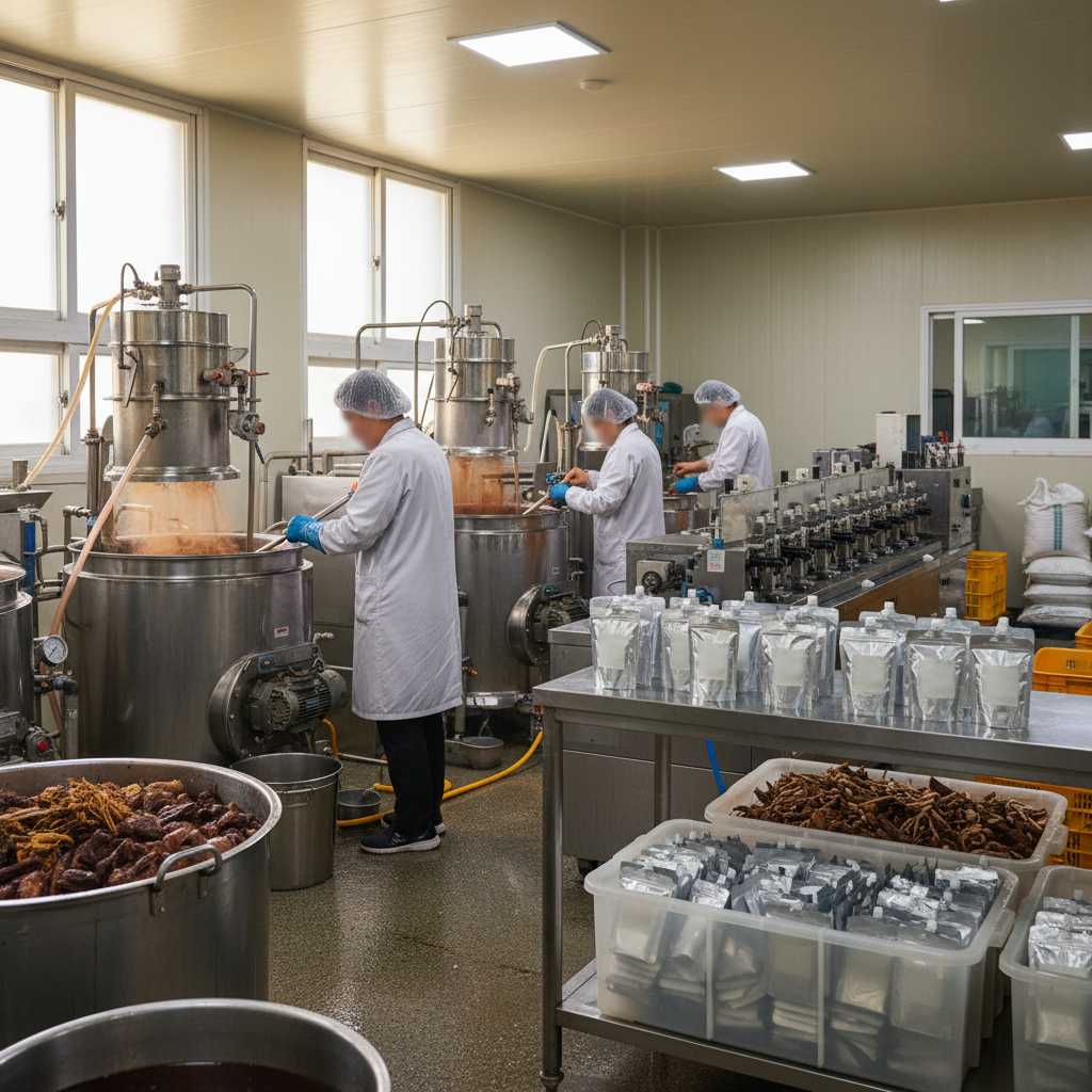 건강 보조용 액화식품 제조업