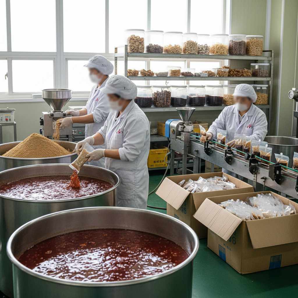 인삼식품 제조업