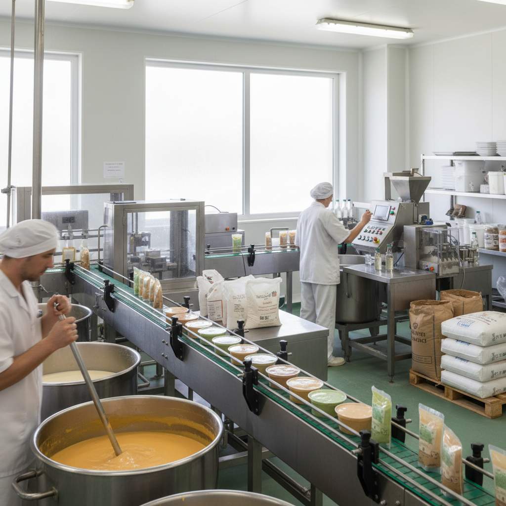 수프 및 균질화식품 제조업