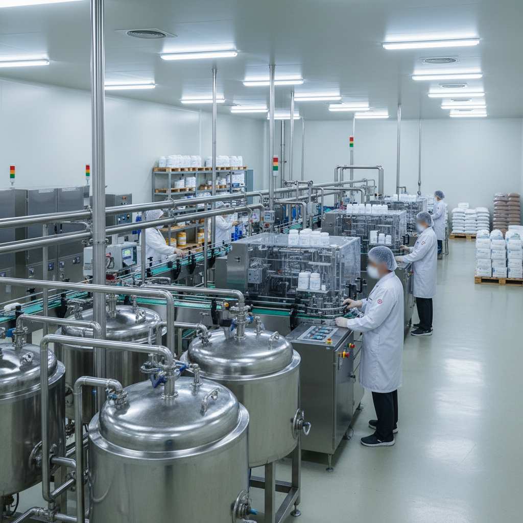 건강 기능식품 제조업