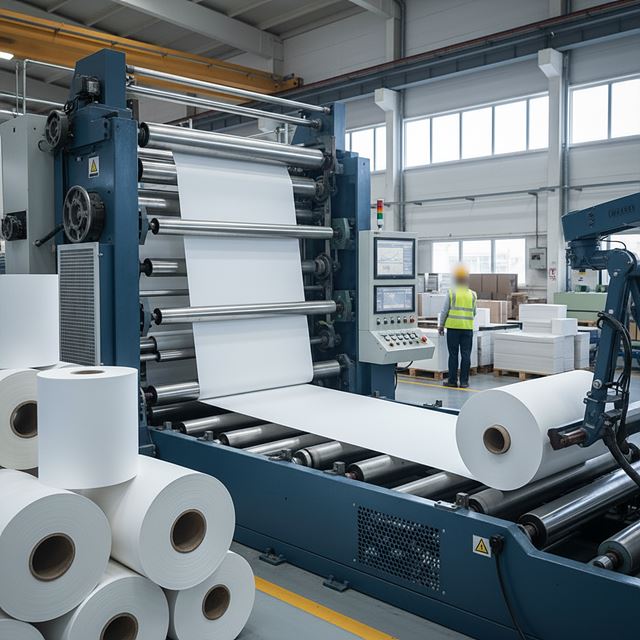 인쇄용 및 필기용 원지 제조업