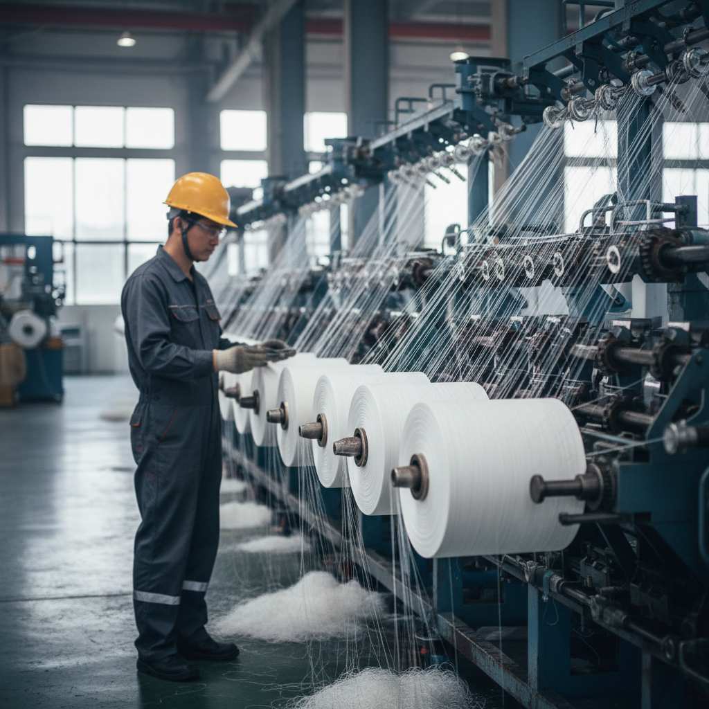 화학섬유 방적업