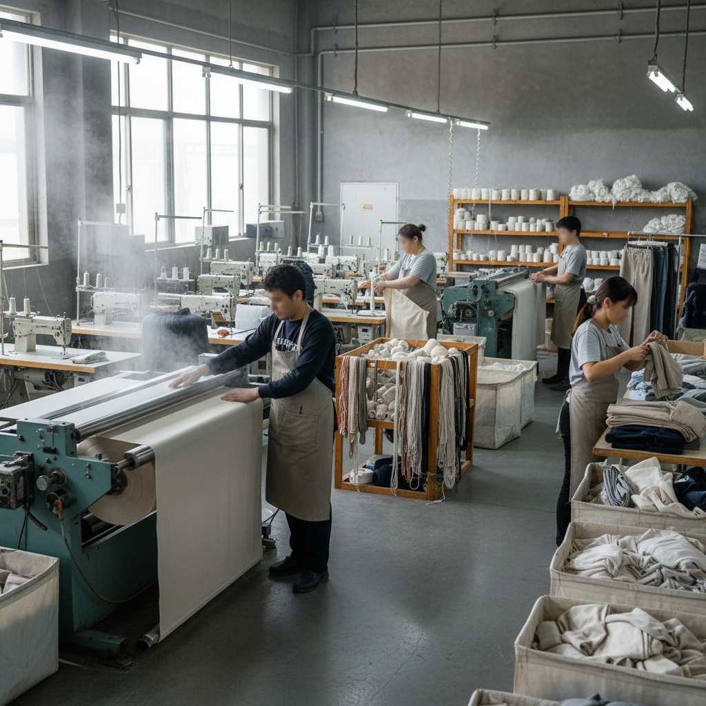 섬유제품 기타 정리 및 마무리 가공업