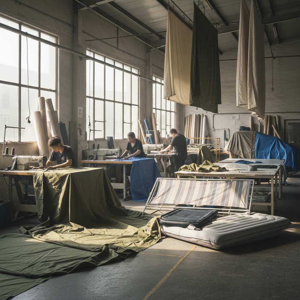 천막, 텐트 및 유사 제품 제조업