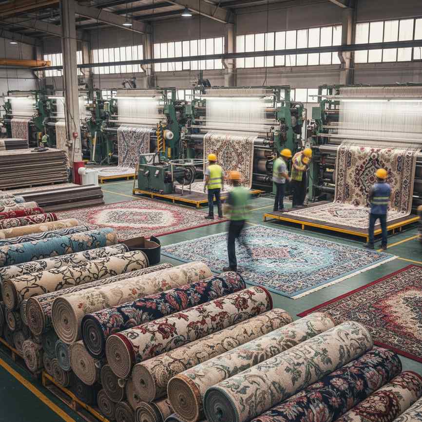 카펫, 마루덮개 및 유사 제품 제조업