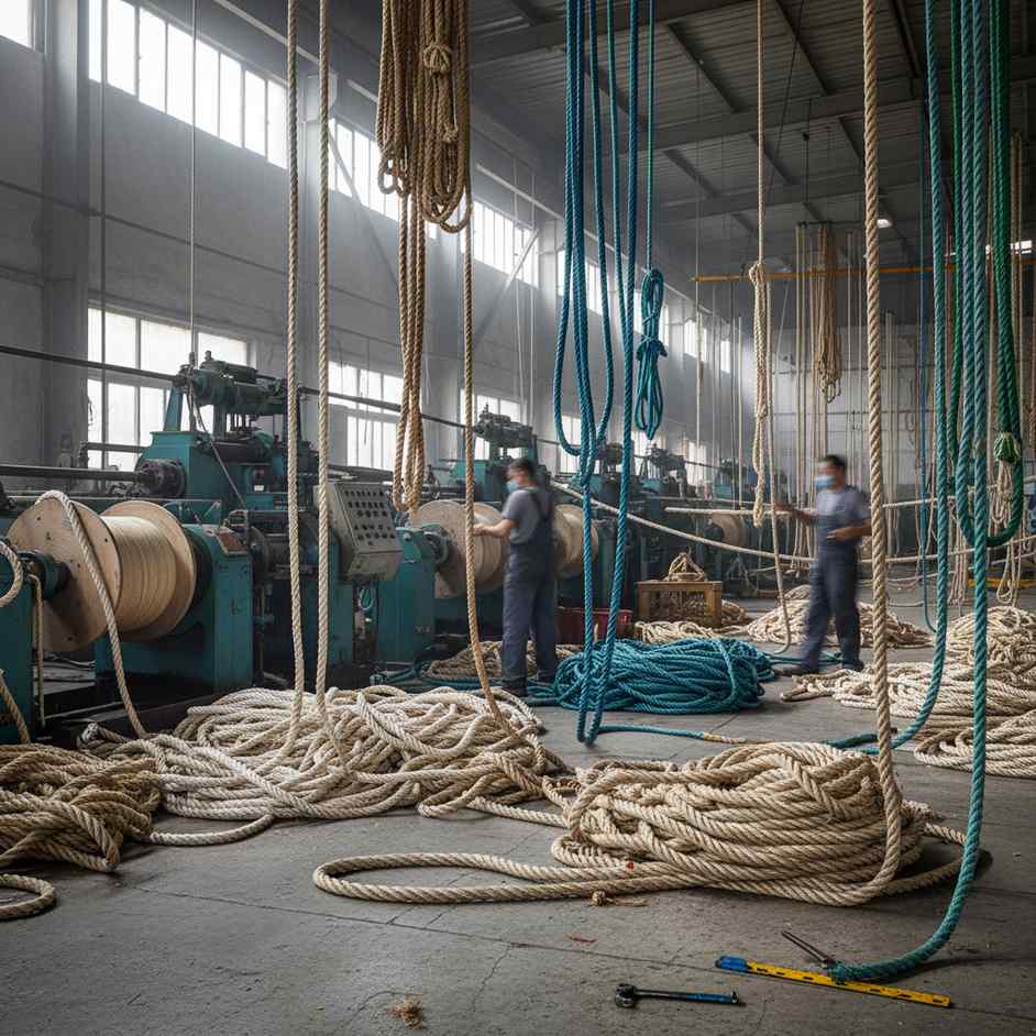 끈 및 로프 제조업