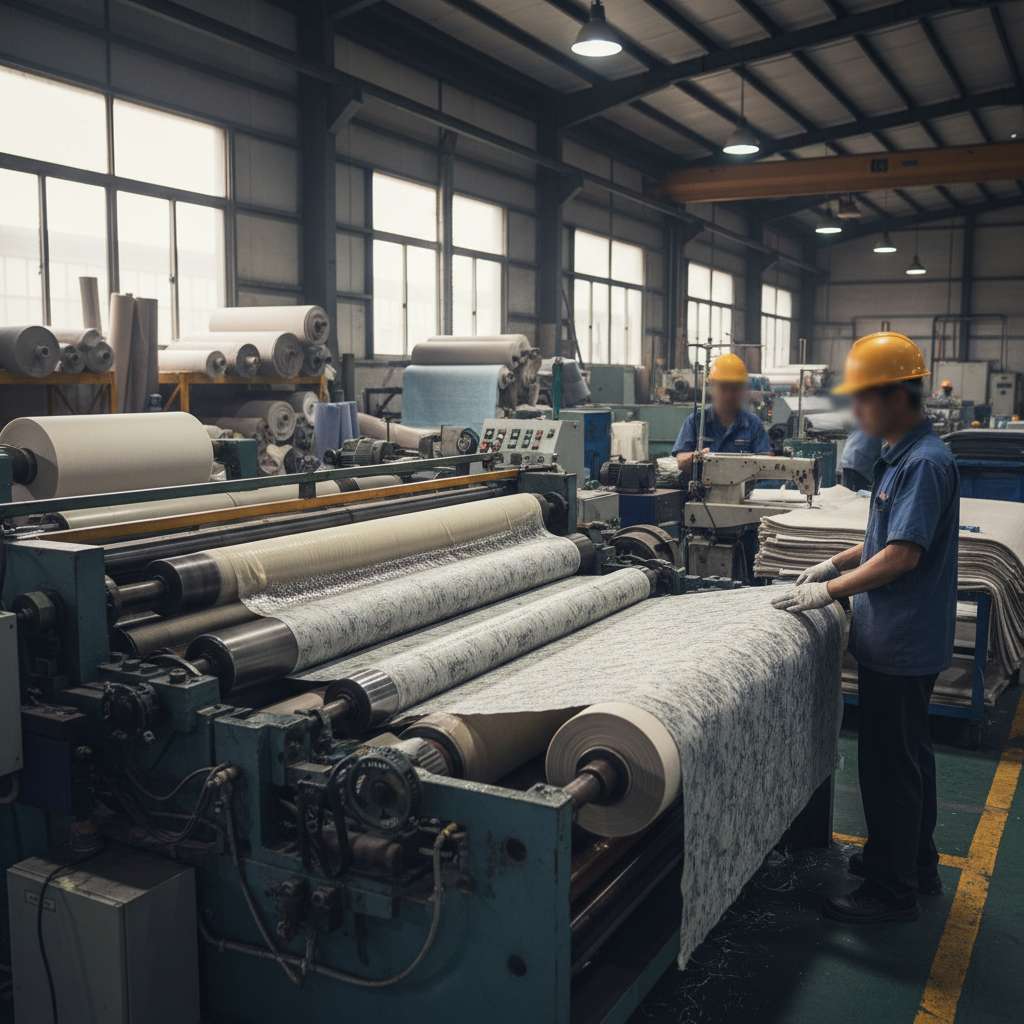 표면처리 및 적층 직물 제조업