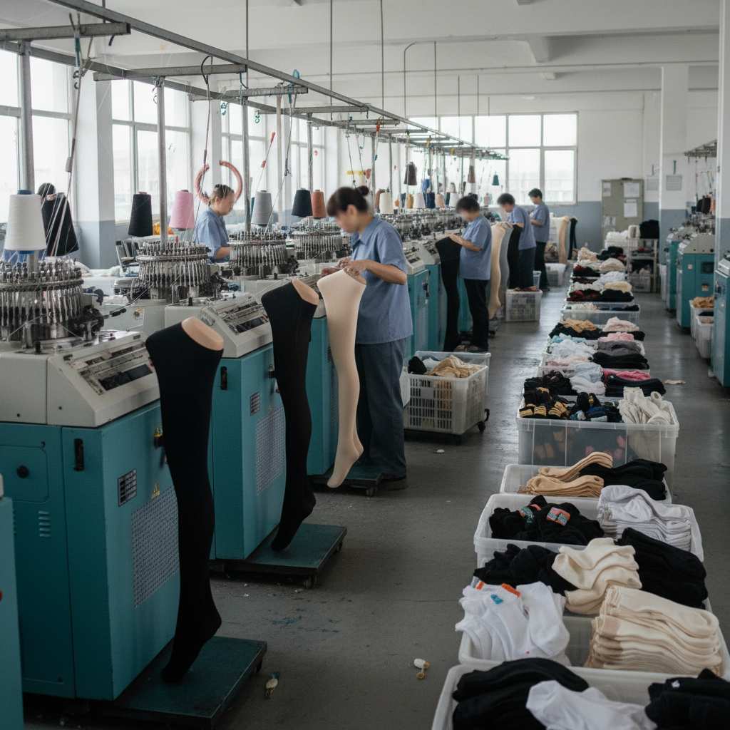 스타킹 및 기타양말 제조업