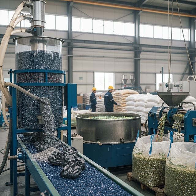 혼성 및 재생 플라스틱 소재 물질 제조업