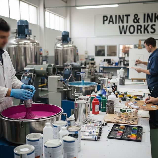 인쇄잉크 및 회화용 물감 제조업