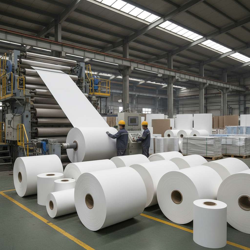 인쇄용 및 필기용 원지 제조업