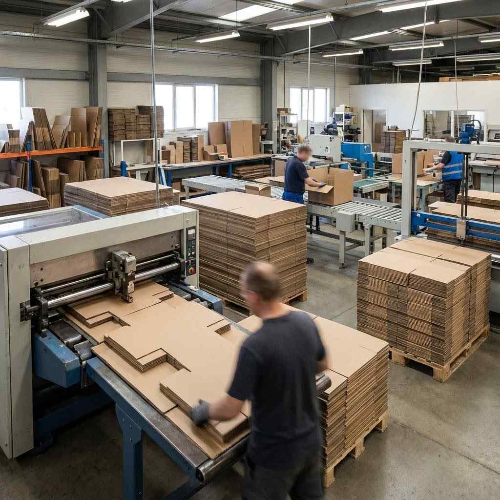 골판지 상자 및 가공제품 제조업