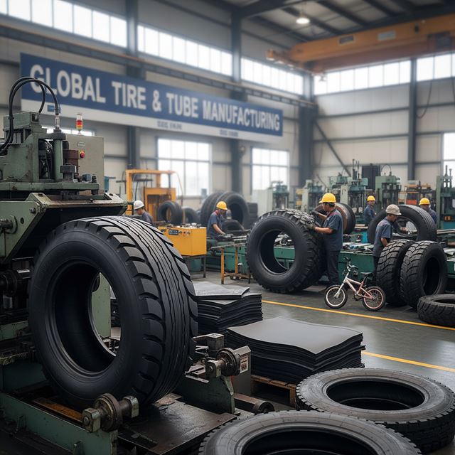 고무 타이어 및 튜브 제조업