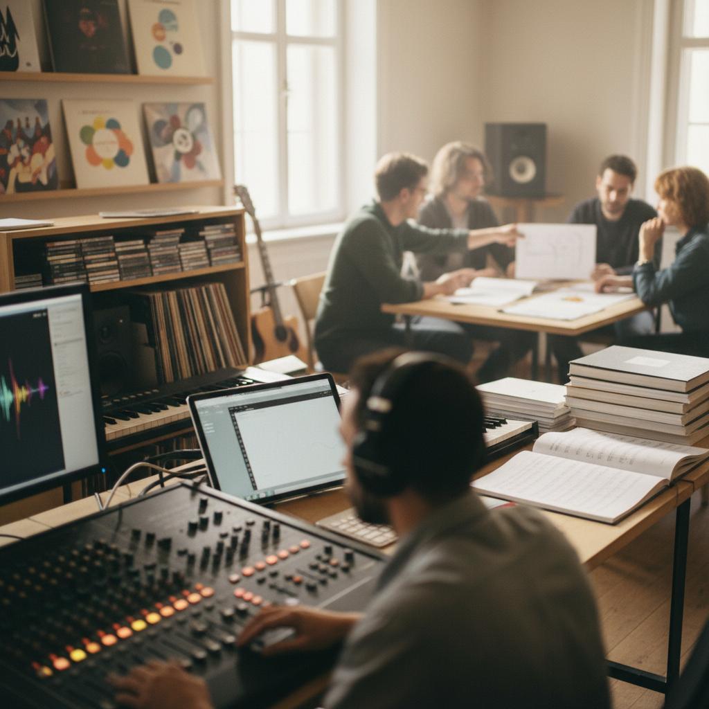 음악 및 기타 오디오물 출판업