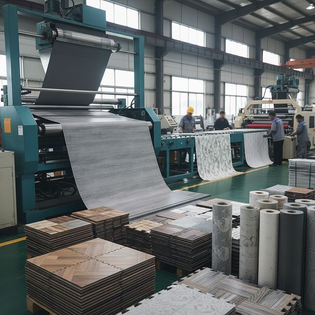 벽 및 바닥 피복용 플라스틱제품 제조업