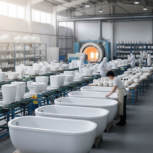위생용 및 산업용 도자기 제조업