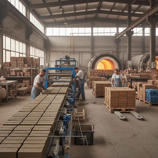 점토 벽돌, 블록 및 유사 비내화 요업제품 제조업