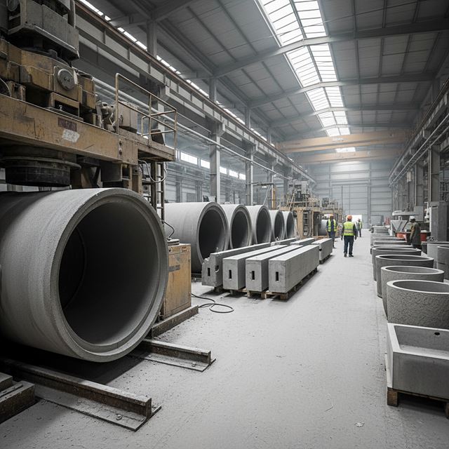 콘크리트 관 및 기타 구조용 콘크리트 제품 제조업