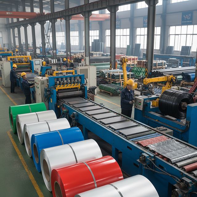 도금, 착색 및 기타 표면처리강재 제조업