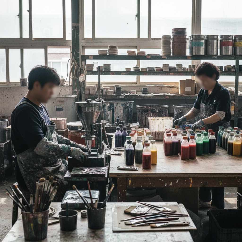 인쇄 잉크 및 회화용 물감 제조업