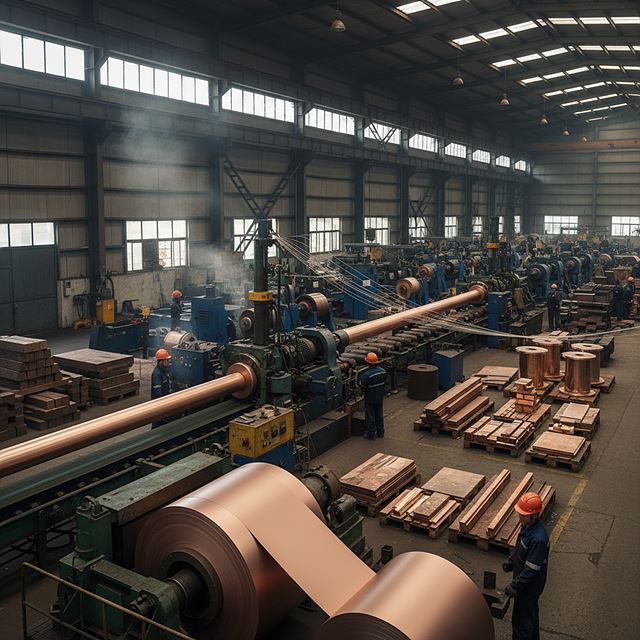 동 압연, 압출 및 연신제품 제조업