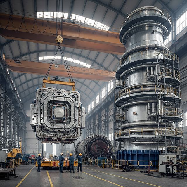 핵반응기 및 증기보일러 제조업