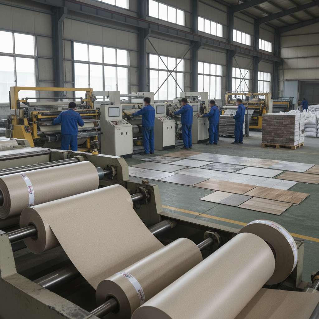 벽 및 바닥 피복용 플라스틱 제품 제조업