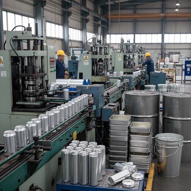 금속 캔 및 기타 포장용기 제조업