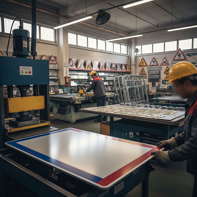 금속 표시판 제조업