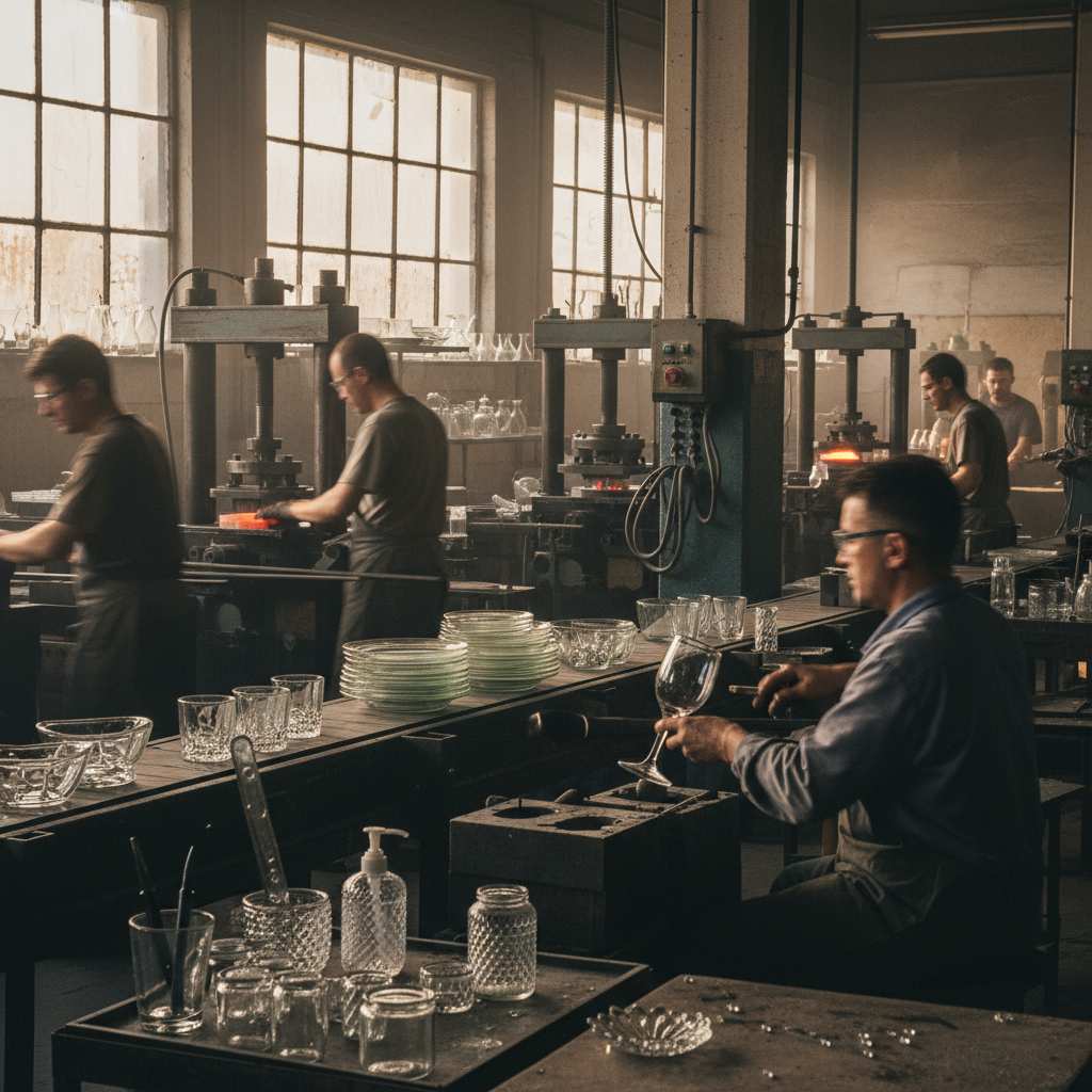 가정용 유리제품 제조업