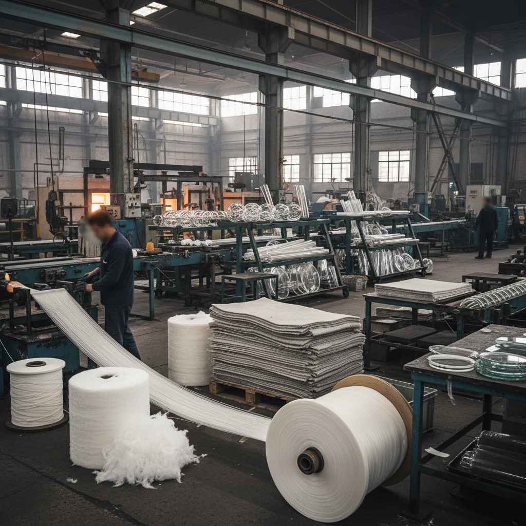 1차 유리제품, 유리섬유 및 광학용 유리 제조업